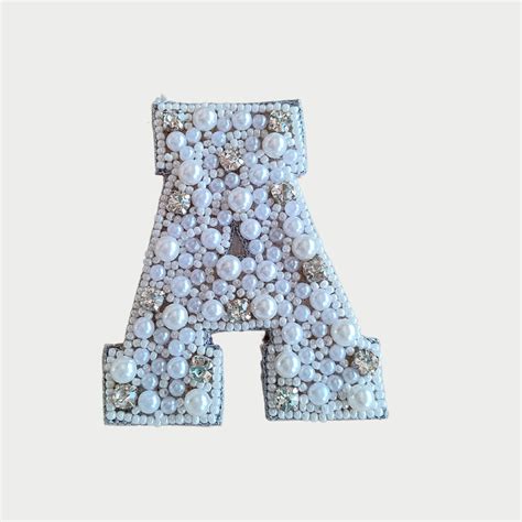 Stone & Pearl Alphabet 'A' Patch – Our Knots