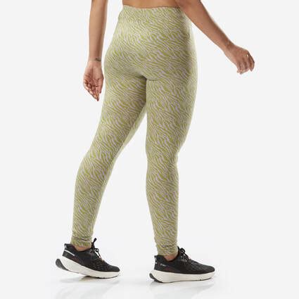 Women's Slim-Fit Fitness Leggings Fit+ 500 - Pearl Grey Print