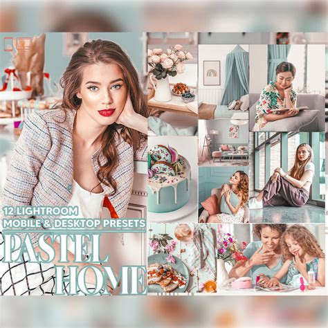 12 Pastel Home Lightroom Presets, Soft Skin Mobile Preset, Bright And ...