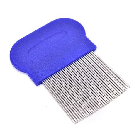Buy Long Lice Combs with Stainless Steel Teeth for Head Lice, Nit & Egg ...