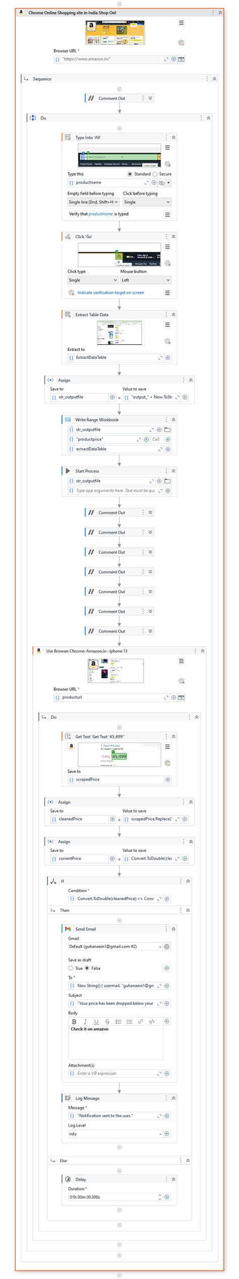 Image result for UiPath Flow Chart Calculation