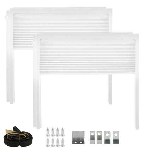 Tzgsonp Window Air Conditioner Side Panels with Frame, Adjustable ...