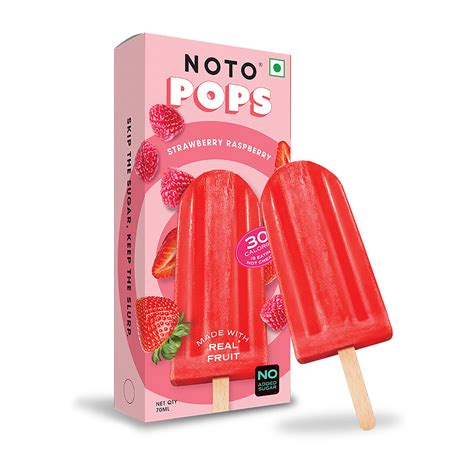 STRAWBERRY RASPBERRY POP – NOTO Healthy Ice Cream