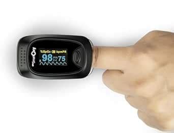 BPL Medical Technologies Smart Oxy Finger Tip Pulse Oximeter (Black ...