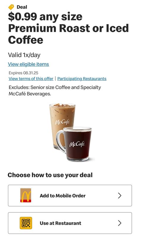 Mcdonalds Coffee Menu With Prices: Complete Guide & Latest Deals ...