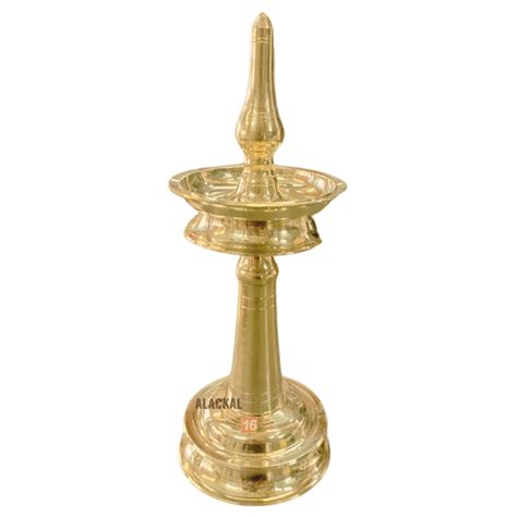 KERALA BRASS NILAVILAKKU ( PLAIN ) – Alackal Bell Metals