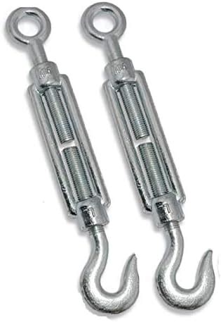 WeighTAJ Eye to hook Turnbuckle Mild Steel Galvanized - Wire Rope ...