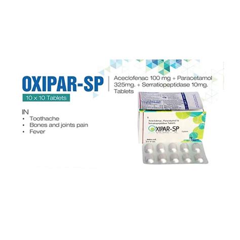 Oxipar-SP Tablets Oximed Remedies