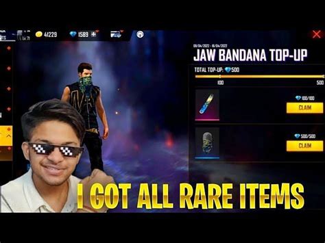 How to top up Free Fire diamonds for Jaw Bandana top-up event