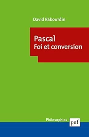 Pascal. foi et conversion : Rabourdin, David: Amazon.in: Books