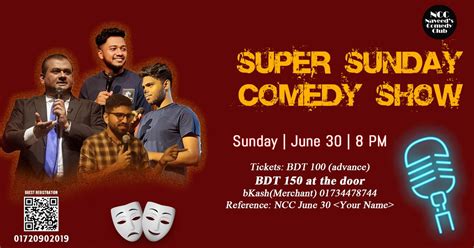 Super Sunday Featured Show, Naveed's Comedy Club, Dhaka, 30 June 2024 ...