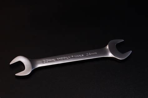 Double Open-End Wrench/Open Spanner, Matt Finish, 22-24mm, Cr-V ...