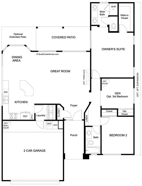 Augusta | Floor plans | Quail Creek Homes