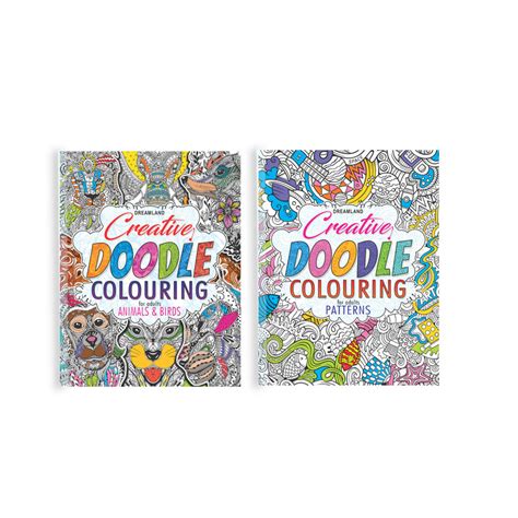 JoGenii | Creative Doodle Colouring Books - (2 Titles) | Dreamland ...