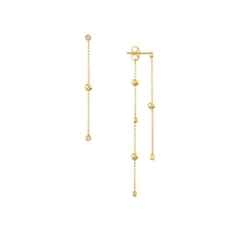 Front & Back Dangle Earrings - Brown Goldsmiths - Freeport, Maine