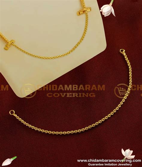 Buy 4 Inches Length Gold Plated Connecting Chain for Screw Thali Chain ...