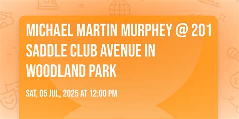 Michael Martin Murphey @ 201 Saddle Club Avenue in Woodland Park, 201 ...