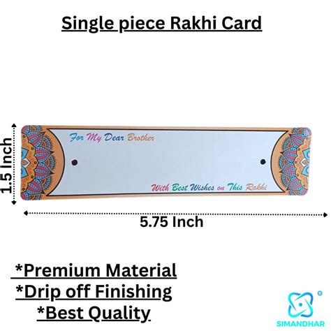 Personalized Rakhi Card – Send Love This Raksha Bandhan – Packaging Kart