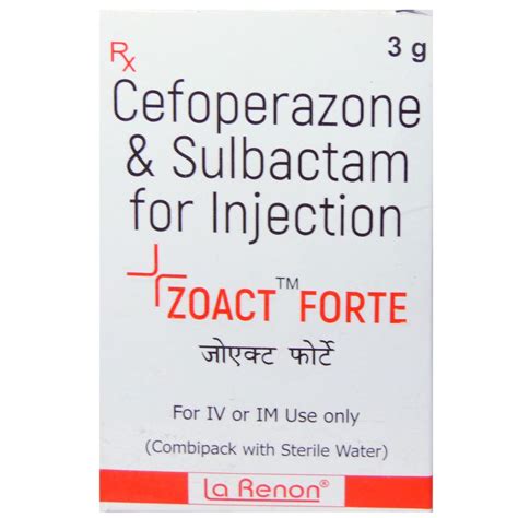Zoact Forte 3Gm Inj | Uses, Side Effects, Price | Apollo Pharmacy