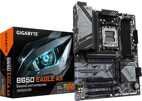 Amazon.com: Gigabyte B650 EAGLE AX AMD AM5 Socket Motherboard, ATX, 4x ...