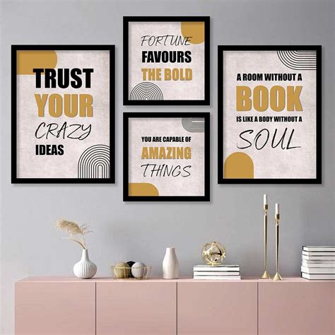 Framed Quotes Posters for Wall Decor – Kotart