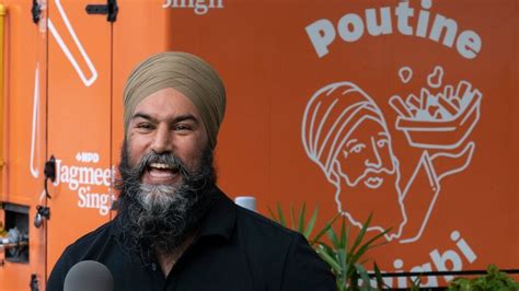 Jagmeet Singh's custom poutine truck loses wheel on way to pre-debate ...
