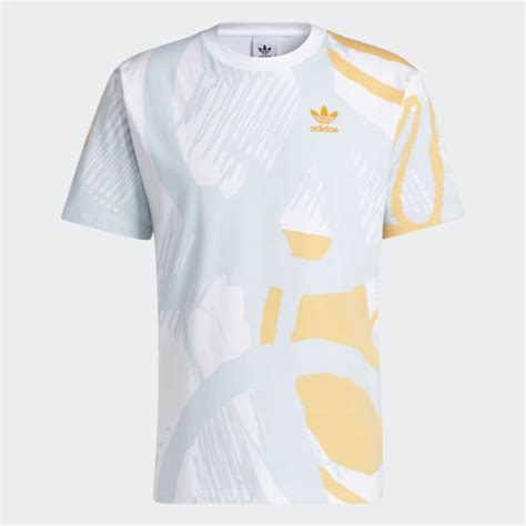 adidas Adiplay Allover Print Short Sleeve Tee - Multicolor | Free ...