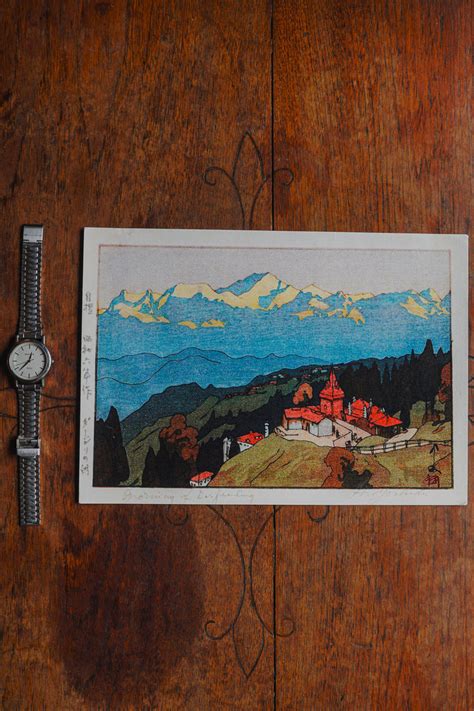 Daak Art Print- Morning of Darjeeling by Hiroshi Yoshida – Daak Vaak