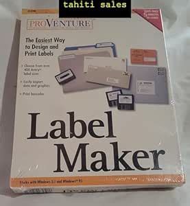 ProVenture Label Maker : Amazon.in: Software