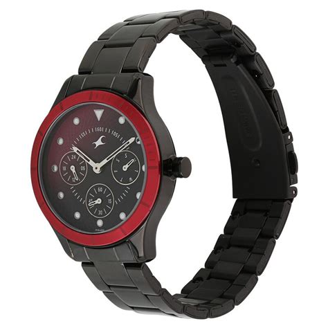 Fastrack All Nighters Quartz Multifunction Bicolour Dial Metal Strap ...