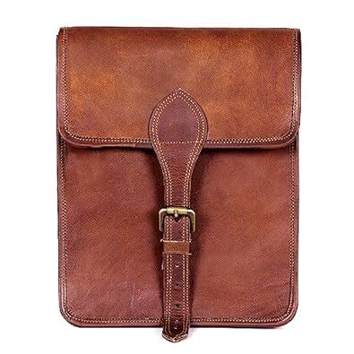 Buy Goatter Genuine Leather 11" Mens Messenger Bag at Amazon.in