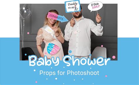 Party Propz Baby Shower Props for Photoshoot