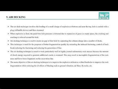 CONTROLLED BLASTING-PART-III | Mine Portal - India's No.1 Mining Exams ...