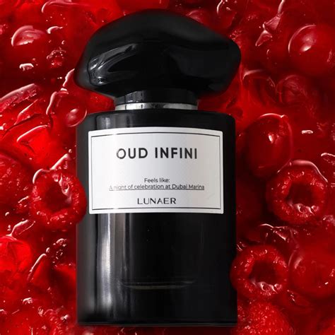 Lunaer Paris Sensual Oud Perfume With Raspberry, Amber| Oud Infini ...