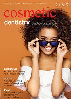 DGKZ | Sommerausgabe der cosmetic dentistry erschienen