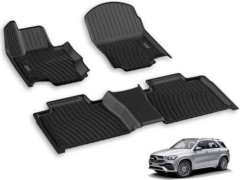 Floor Mats for Mercedes Benz GLE 2020-3W Front and Rear 2 Rows All ...