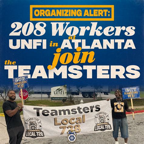 UNFI Workers in Atlanta Vote Overwhelmingly to Join Teamsters ...