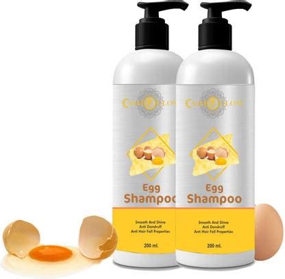 casmoglow Egg yellow Protein Egg shampoo, Intense Repair Shampoo + Anti ...