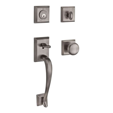 Baldwin Baldwin Reserve Matte Antique Nickel Single-Cylinder Deadbolt ...
