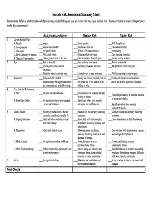 Risk Assessment Crisis Support Service - Fill Online, Printable ...