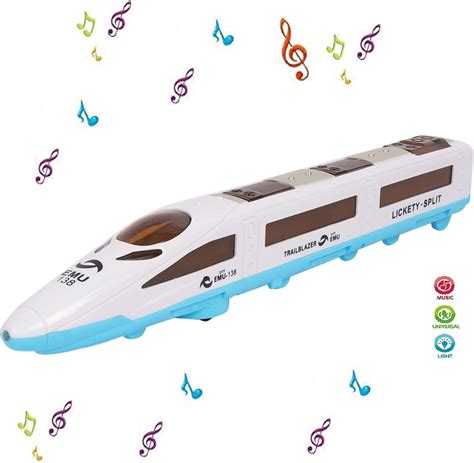 Buy VGRASSP Bump and Go High Speed Bullet Train Toy - 3D Lighting and ...
