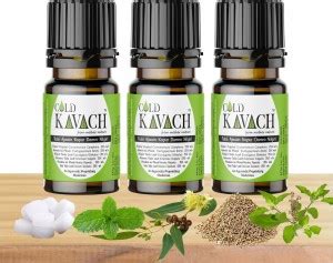 COLD KAVACH Essential Oils ( Tulsi , Nilgiri , Ajwain , Damro , kapur ...