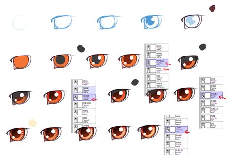 Rezultat imagine pentru Eye Shading Drawing Tutorial