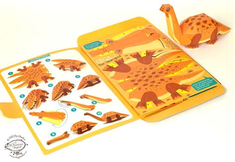 Mini Sauropod Dinosaur Paper Craft Kit – Sky Goodies