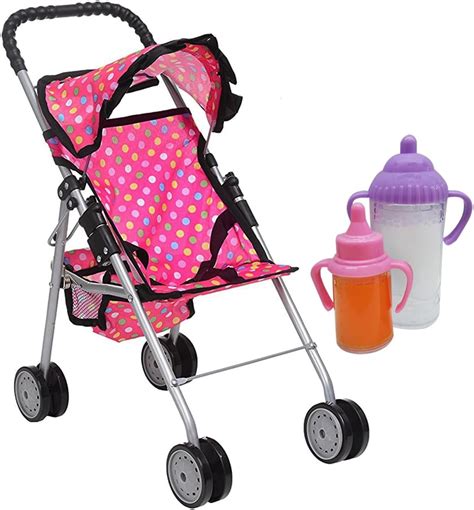 Amazon.com: fash n kolor® - Doll Stroller My First Baby Doll Strollers ...