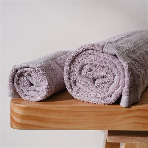 Plushy Bamboo Towel Set of 2 Lavender