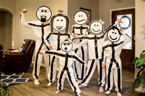 Animated Stick Figure Halloween Costume