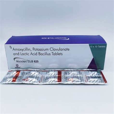 NICICLOX CLB 625 TABLETS Norden Lifesciences