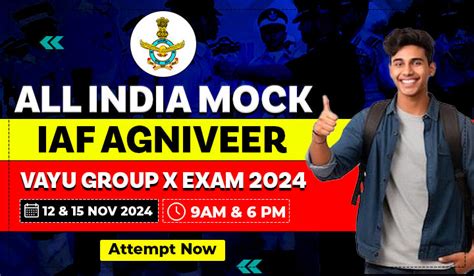 All India Mock Test For Indian Air Force Agniveer Group X Exam, Attempt ...