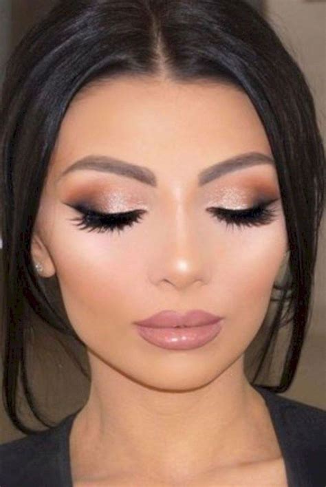 prom makeup for black dress